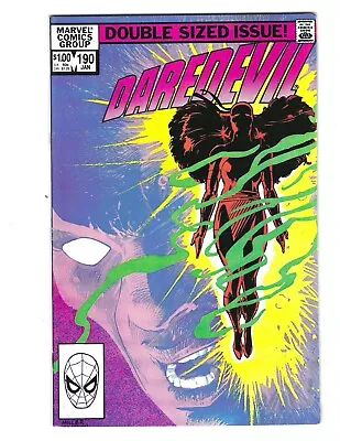 Buy Daredevil #190 1983  Unread NM- Or Better Beauty! Elektra Return  Combine Ship • 12.16£
