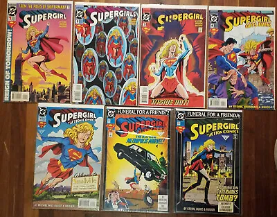 Buy Supergirl Lot - 1994 Limited Series # 1-4 & Action Comics # 685, 686, 706 DC • 23.64£