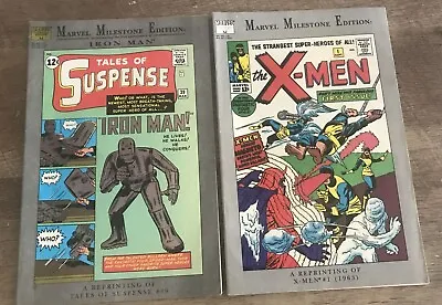 Buy Marvel Milestone Editions X-men #1 Tales Of Suspense #39 Iron Man Vg/fn+ Kirby • 7.10£