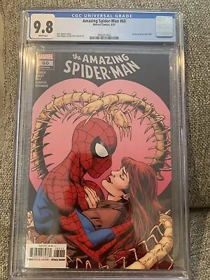 Buy Amazing Spider-Man #60 CGC 9.8 Nick Spencer Cover A Marvel 2018 • 35.48£