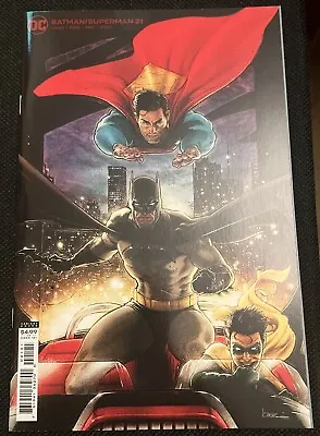 Buy Batman Superman #21 Kaare Andrews Cardstock NM DC Comics 2021 • 4£