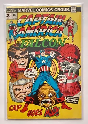Buy Captain America #162  This Way Lies Madness!  Free Shipping! Marvel - Bronze Age • 12.14£