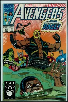 Buy Marvel Comics The AVENGERS #328 Origin Of Rage NM 9.4 • 7.90£