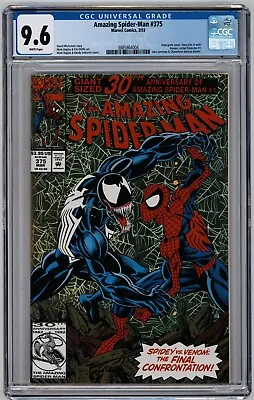 Buy Amazing Spider-Man #375 CGC 9.6 NM+ W Pages Holo-Grafx Cover • 39.41£