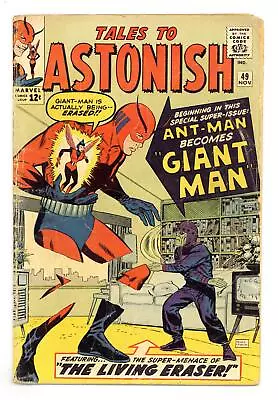 Buy Tales To Astonish #49 GD 2.0 1963 Ant-Man Becomes Giant Man • 53.81£