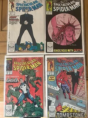 Buy Spiderman Spectacular #139-142 Vol1 Marvel Punisher Apps September 1988 • 22£
