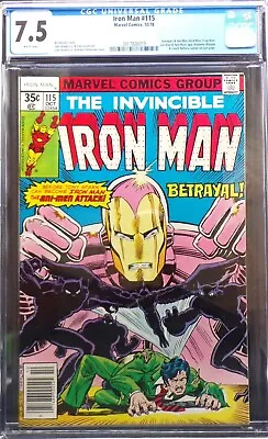 Buy Iron Man #115-cgc 7.5 • 21.11£