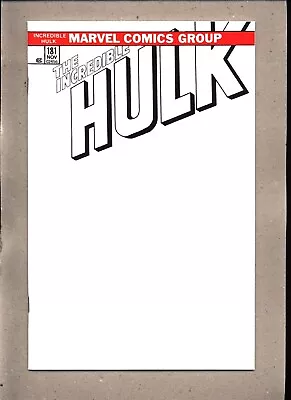 Buy Incredible Hulk #181_nm_unknown Comics Exclusive Facsimile Blank Variant! • 1.04£