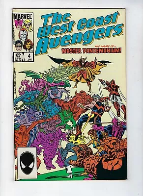 Buy West Coast Avengers # 4 Marvel Comic 1st App Master Pandemonium Jan 1986 FN/VF • 9.95£