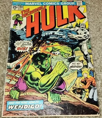 Buy One Incredible Hulk 180 MVS Intact 1st App Wolverine Key Book 10/1974 Xmen Grail • 1,000.76£