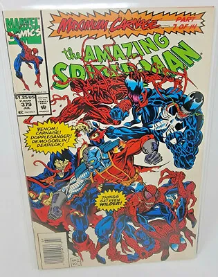 Buy Amazing Spider-man #379 Carnage & Venom Appearances *1993* Newsstand 9.2 • 22.78£