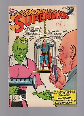 Buy Superman #167 - 1st Brainiac & Lex Luthor Team Up - Low Grade • 40.21£