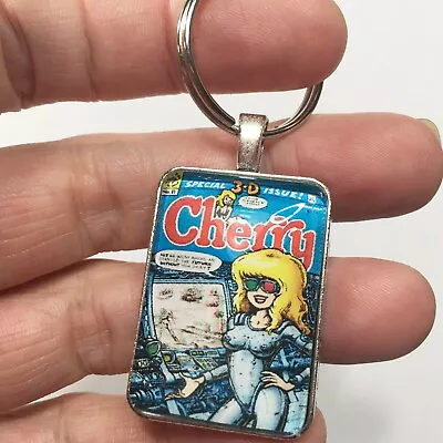 Buy Cherry #11 Cover Pendant With Key Ring And Necklace Comic Book Jewelry Poptart • 12.29£