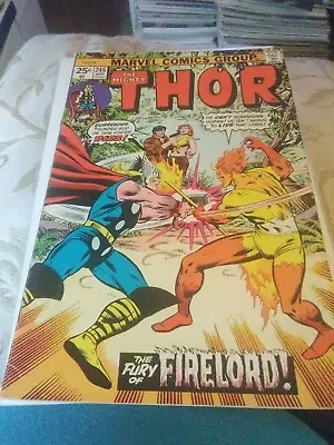 Buy The Mighty Thor #246, Vs Firelord, Marvel Value Stamp  B73 Included, 1976 • 9.64£