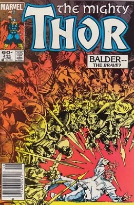 Buy Thor (Vol 1) # 344 (VFN+) (VyFne Plus+) US Newsstand Edition Marvel Comics ORIG • 10.99£