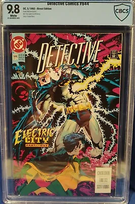 Buy Detective Comics #644 CBCS 9.8 Wp 1ST Electrocutioner Free Shipping • 139.92£