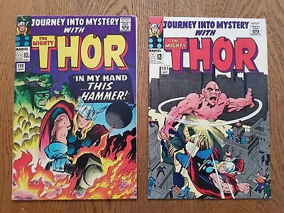 Buy Marvel Comics : Journey Into Mystery / Thor : 120 & 121 Fine & Fn+/vfn- • 75£