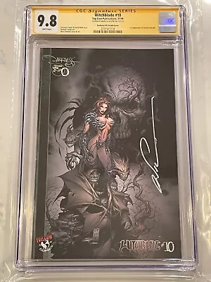 Buy Witchblade #10 Darkness #0 Variant CGC 9.8 SS Signed Marc Silvestri 1st App • 354.92£