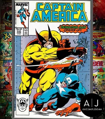 Buy Captain America #330 NM- 9.2 1987 • 8.38£