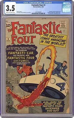 Buy Fantastic Four #3 CGC 3.5 1962 4341589001 • 1,316.67£