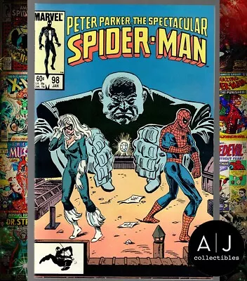 Buy The Spectacular Spider-Man #98 NM- 9.2 (Marvel 1985) First Appearance The Spot • 42.06£