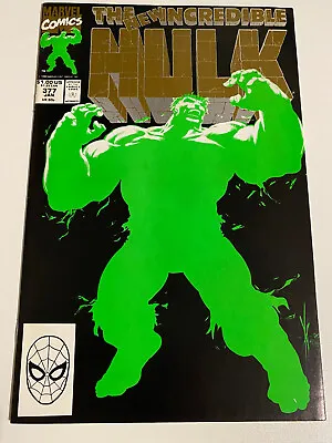 Buy Incredible Hulk 377 1st Professor Hulk  2nd Print Gold Variant VFN+ Or Better • 35£