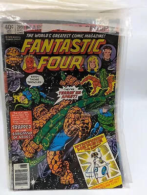 Buy Fantastic Four 209 1st App HERBIE 1979 NOVA App Comet Skrulls Robot • 40.12£