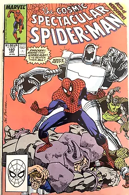 Buy Spectacular Spider-man. # 160.  1st Series. Jan. 1990.  Marvel Comics. Fn/vfn. • 3.32£