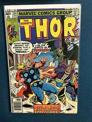 Buy The Mighty Thor #284 (1979) 1st App Ereshkigal, Mark Jeweler's Rare Newsstand 🔥 • 59.30£