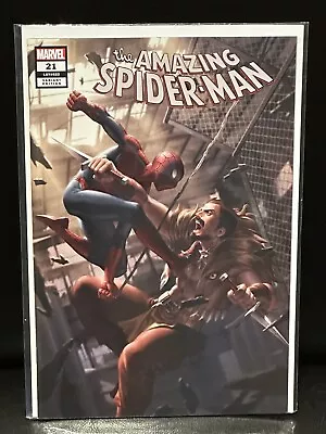 Buy 🔥AMAZING SPIDER-MAN #21 Variant JUNGGEUN YOON Cover Numbered COA #834/1000 NM🔥 • 7.50£