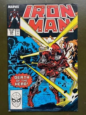 Buy Iron Man, #230, Death Of The Hero, 1988. • 2£