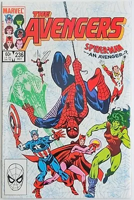 Buy The Avengers #236 (1983) Key Comic Spider-Man Applies For Membership In Avengers • 22.24£