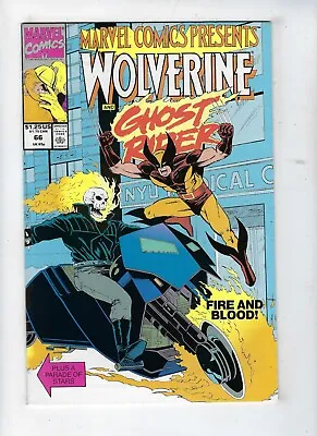 Buy Marvel Comics Presents # 66 Wolverine & Ghost Rider  1990 • 3.95£