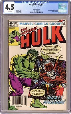 Buy Incredible Hulk #271N Newsstand Variant CGC 4.5 1982 4224232015 • 100.44£