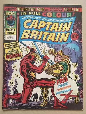 Buy Captain Britain # 2 (1976) Marvel/2nd Appearance Of Captain Britain !!! • 40£