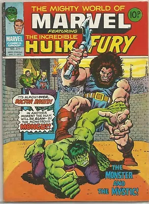 Buy The Incredible Hulk & Nick Fury  #271 : Vintage Marvel Comic : December 1977 • 9.95£