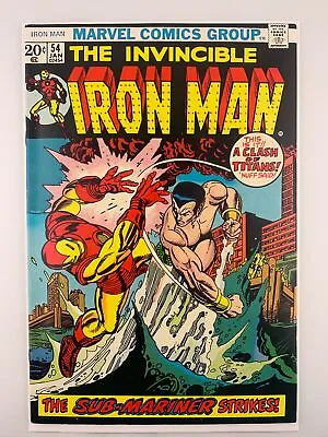 Buy Iron Man #54 1st Moondragon - Very Fine 8.0 • 115.19£