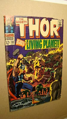 Buy Thor 133 Vs Ego Living Planet 1st Fullappearance 1966 Silver Age Marvel • 26.88£