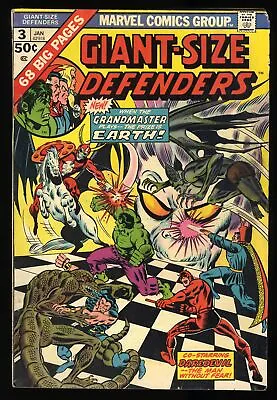 Buy Giant-Size Defenders #3 FN+ 6.5 1st Korvac! Daredevil Grandmaster! Marvel 1975 • 27.71£