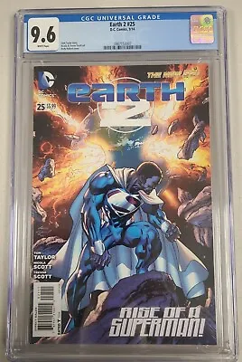 Buy Earth 2 # 25 CGC 9.6 1st Cover Appearance Val-Zod  Superman 🔑🔥 • 118.58£