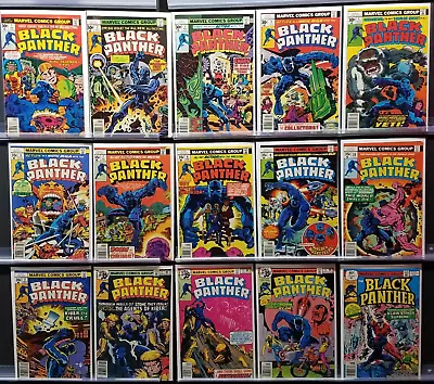 Buy Black Panther 1-15 Marvel 1977 Full Set! Jack Kirby T'challa 1st Solo Series • 318.79£