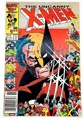 Buy Uncanny X-men #211 (1986) / Fn / Newsstand Ist Full Team Marauders App • 19.62£
