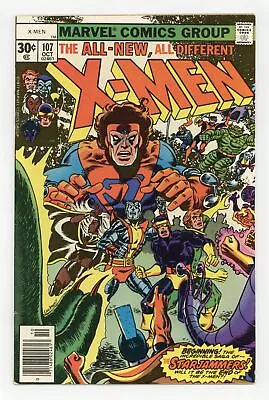 Buy Uncanny X-Men #107 FN+ 6.5 1977 1st Full App. Starjammers • 98.95£