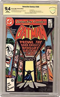 Buy Detective Comics #566 CBCS 9.4 SS Len Wein 1986 18-08C3138-039 • 221.99£