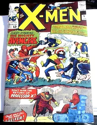 Buy UNCANNY X-MEN #9 (1965) Reprint Of Original Cover W/Reprint Interior • 34.99£