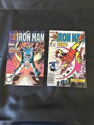 Buy Iron Man #186*KEY*1st App VIBRO! & #187*KEY*1st App Brothers Grimm Marvel Comics • 7.94£