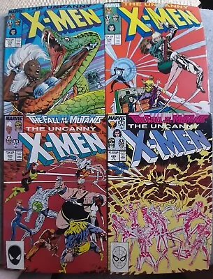 Buy Uncanny X-Men Bundle X4 #223, 224, 225, 226 Classic 1980's Run. NM • 0.99£
