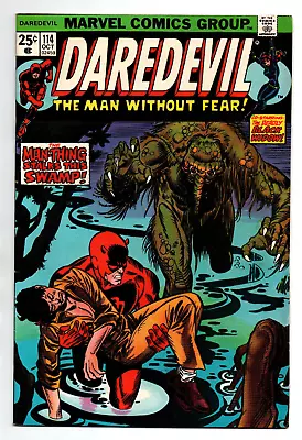 Buy Daredevil #114 - 1st Full Deathstalker - Black Widow  - Man-Thing - 1974 - VF • 15.80£