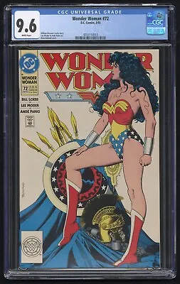 Buy Wonder Woman #72 CGC 9.6 (DC 3/93) Classic Brian Bolland Cover Art • 224.68£