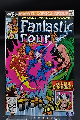 Buy Fantastic Four #225 Thor Appearance 1980 Marvel Comics 1st Printing • 3.15£